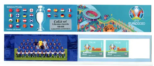 Fußball EURO 2020 Libretto - Kat. Unified Nr. LC 1/21 - Nur 76 vorhanden