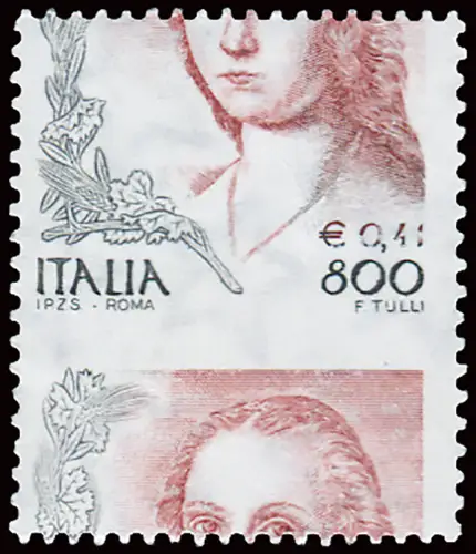 Donna nell'Arte Lire 800 / Euro 0,41 Sorte ITALIEN in der Mitte