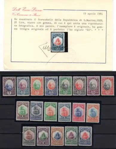 Vedute e Libertas komplette Serie MNH