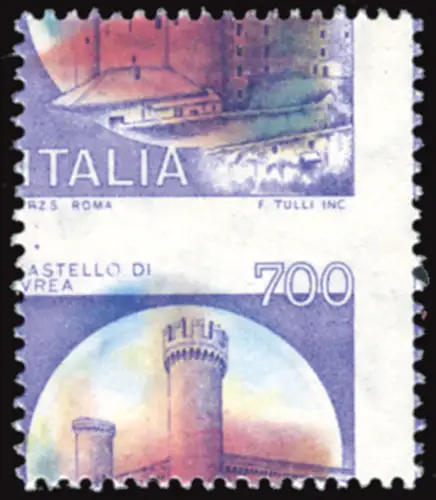 Castelli Lire 700 Sorten rot eingefärbt