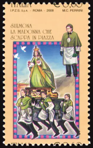 Folklore 2008 Madonna di Sulmona Verzahnungsvariante