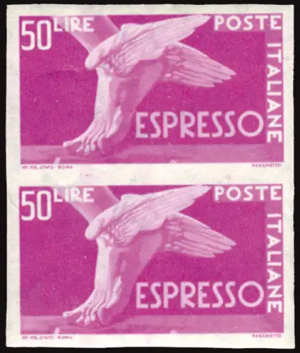 Espresso Lire 50 Democratica ungezähnte Sorte