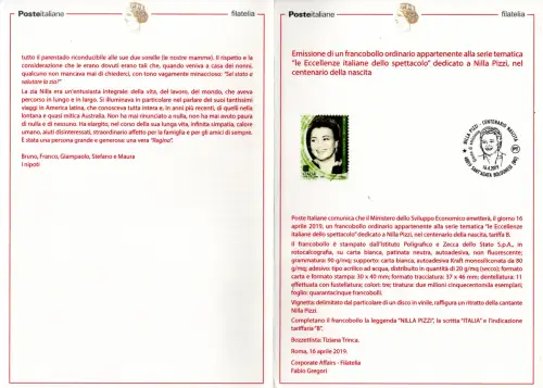 Mitteilungsblatt Geschenkausgabe - Nilla Pizzi