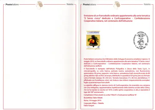 Bulletin Illustration Geschenkausgabe - Confcooperative Italiane