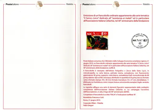 Beipackzettel Geschenkausgabe - Ass. Italiana Celiachia