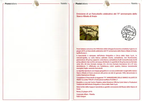 Bulletin Geschenkausgabe - Landung von Anzio