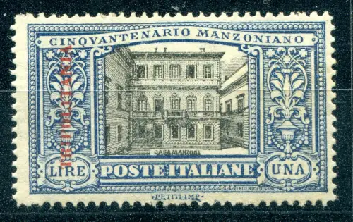 Tripolitanien - Manzoni 1 l. Lineare Verzahnung statt Kamm