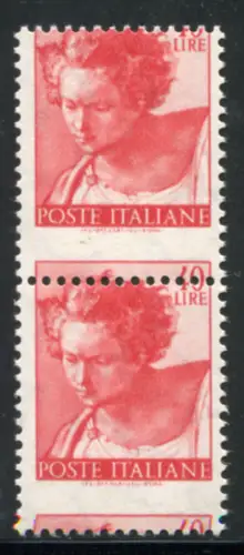 Michelangelo Lire 40 Sterne IV Sorte verschobene Verzahnung