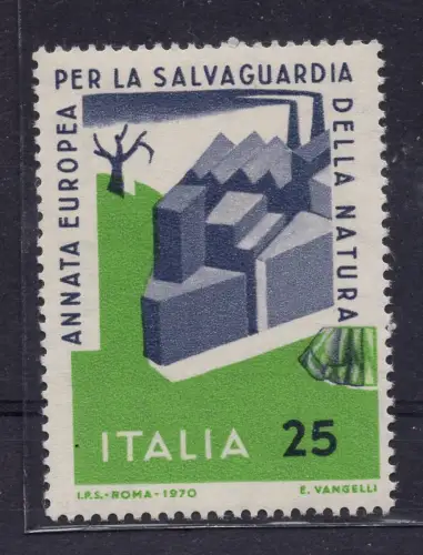 Naturschutz Lire 25 verdrängte hellblaue Sorten