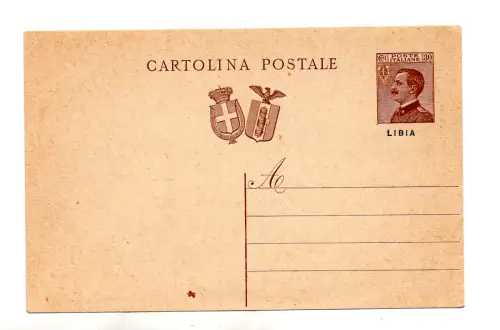 Libyen - C.P. Cent. 30 Michetti Nr. C 16 neu