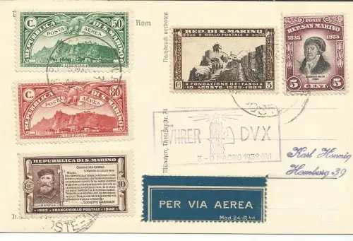 Führer/Dux - Erinnerungskarte der Begegnung