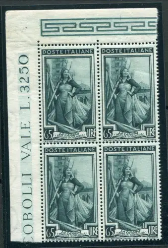 Arbeit Lire 65 Viertel Sorte filigran Rad III Typ