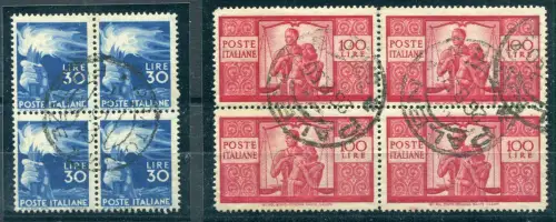 Democratica Lire 30 und 100 zwei Viertelwerte gebraucht