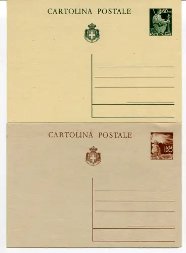 Statthalter - C.P. Cent. 60 und Lire 1,20 Democratica