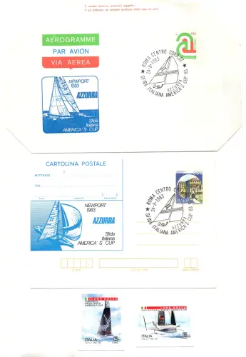 Azzurra & Red Luna - America's Cup Vela