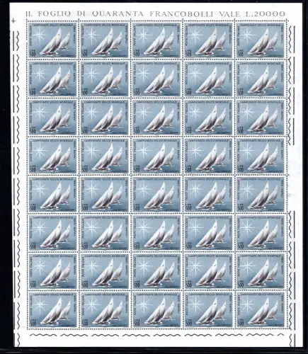 Azzurra 1983 + Segelblätter 1965 - America's Cup