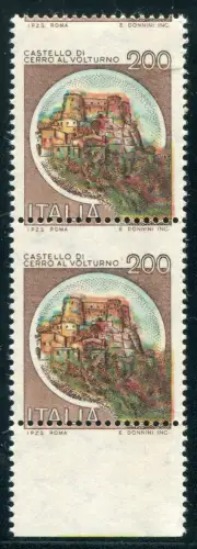 Castelli Lire 200 Sortenpaar I.P.Z.S. - Rom oben statt unten