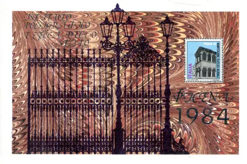 Piacenza 1984 Erinnerungsbogen