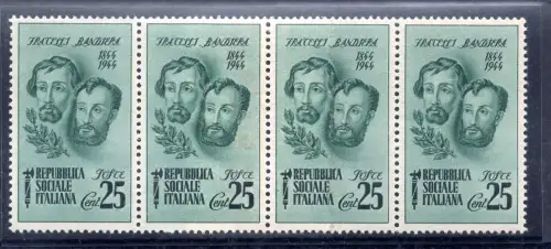 Fratelli Flagiera Cent. 25 Papiersorten zusammengefügt