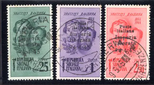 Imperia C.L.N. Brüder Flagge aufgedruckt Nr. 13/15 Serie gebraucht