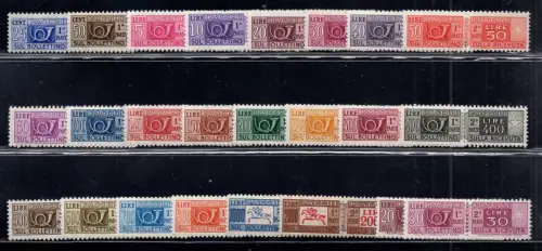 Postpakete Sterne Nr. 82/103 komplette Serie 22 Werte postfrisch