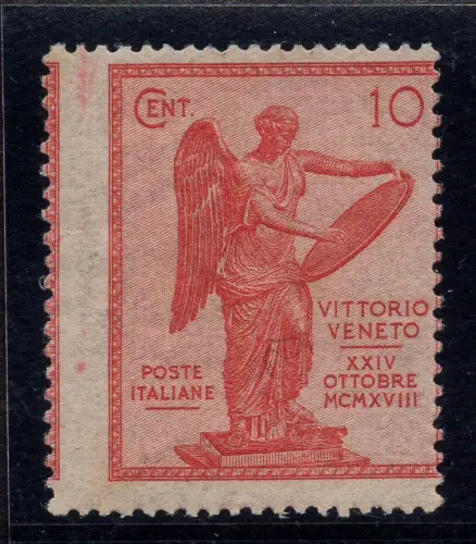 Vittoria Cent. 10 n. 120gd verschobene Verzahnung - MNH
