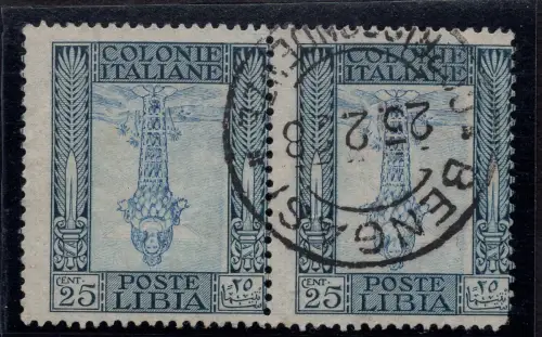 Libyen - Pittorica Cent. 25 n. 49c Mitte umgedreht