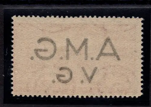 AMG.VG. - Democratica 100 Lire Nr. 21p Aufdruck Aufkleber - MNH