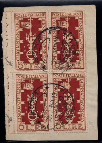 Biennale di Venezia Lire 5 Nr. 594a acht Sterne