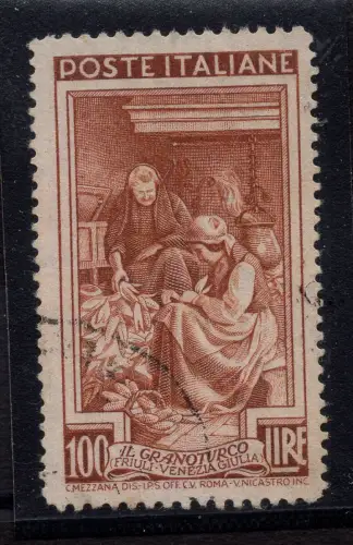 Lavoro Lire 200 Nr. 652 filigran SA Verzahnung 13,1/4 x 14,1/4