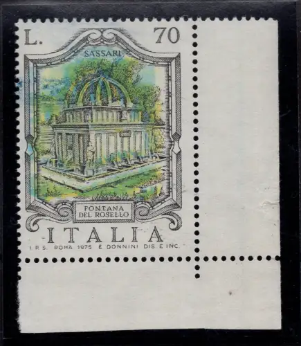 Fontane Lire 70 Sassari Nr. 1311 ohne Rotdruck - MNH