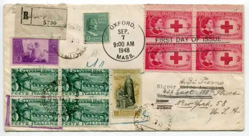 Bassano Quartina + Ergänzungen auf Umschlag Racc. aus Rom