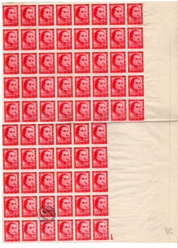 Pro Politische Opfer 70 Exemplare auf INPS-Formular