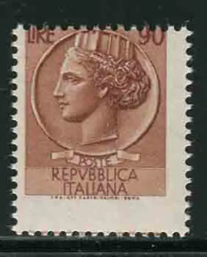 Syrakus Lire 90 Sorte stark in beide Richtungen verschobene Verzahnung