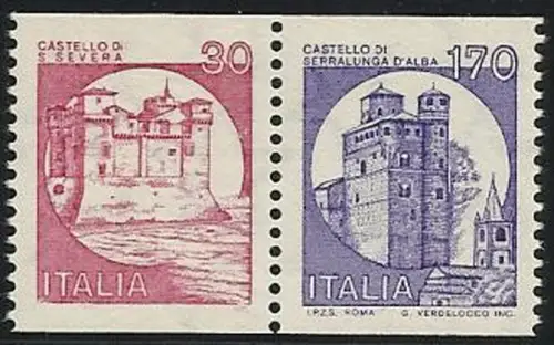 Castelli Lire 30 + 170 ohne Schriftzug unten - Sorte