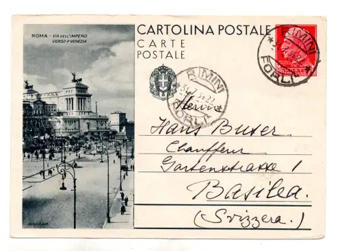 C.P. Cent. 75 Turistica Roma Via dell'Impero Nr. C91/20