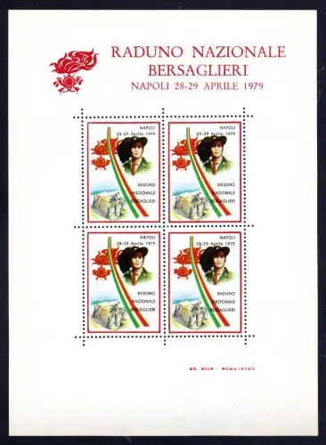 Zettel Erinnofilo Zielgruppenversammlung 1979