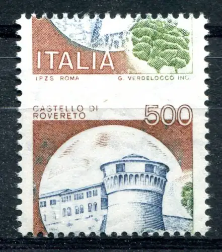 Castelli Lire 500 Sorten stark verschobene Verzahnung