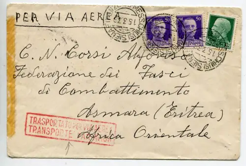 Zwei Aerogramme für Ostafrika