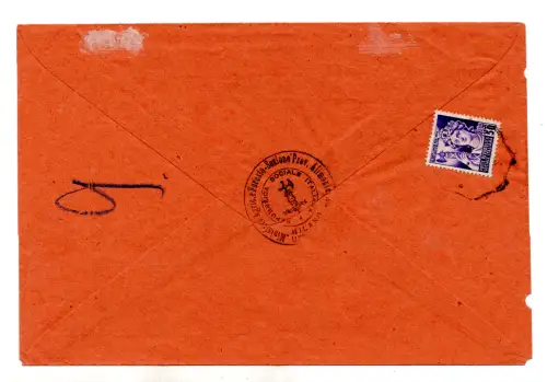 Denkmäler Cent. 50 Notfalleinsatz als Steuermarken