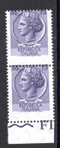 Syrakus Lire 15 (Arabica) verschobene Verzahnung Sorte