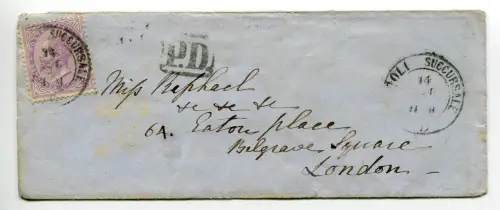 Vitt. Emanuele II. Cent. 60 ins Ausland