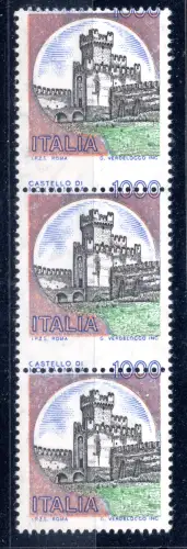 Castelli Lire 1.000 Sorten starke Bohrerverschiebung