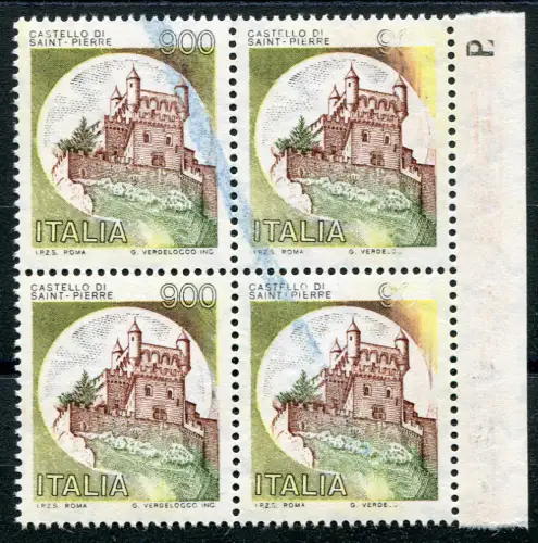 Castelli Lire 900 Sorten Lire 9 - unvollständiger Druck