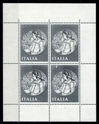 Muliebre Figur - Druckprobe im 4er-fachen Bogen