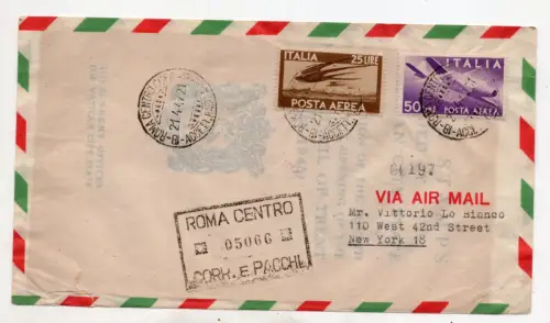 Vorläufer FDC P.A. Democratica Lire 25 und 50