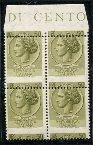 Syrakus Lire 50 Sterne II. Sorte 50 unten