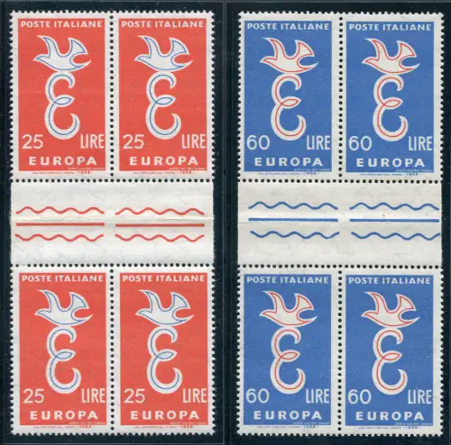 Europa '58 im raumgetrennten Viererblock