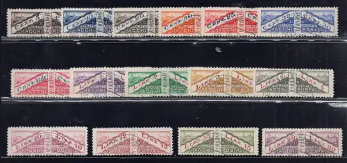 1928 Postpakete Nr. 1/15 komplette Serie