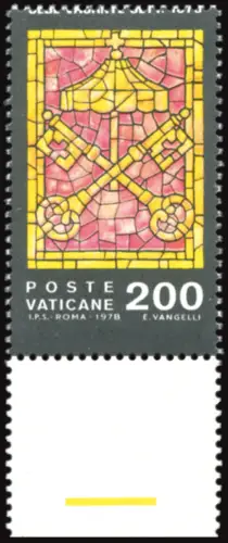 Sede Vacante Lire 200 Sorten stark verschobene Verzahnung